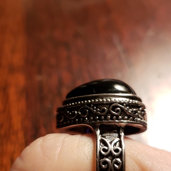 Pietersite ring 7 sterling silver - Picture 4 of 9